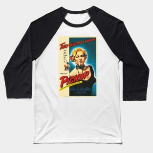 Vintage Drive-In Movie Poster - Pickup Baseball T-Shirt